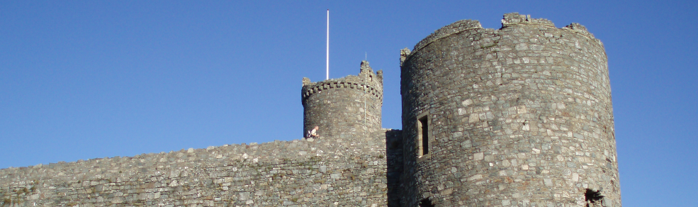 Harlech Castle, 13th century, Harlech, Gwynedd, Wales
